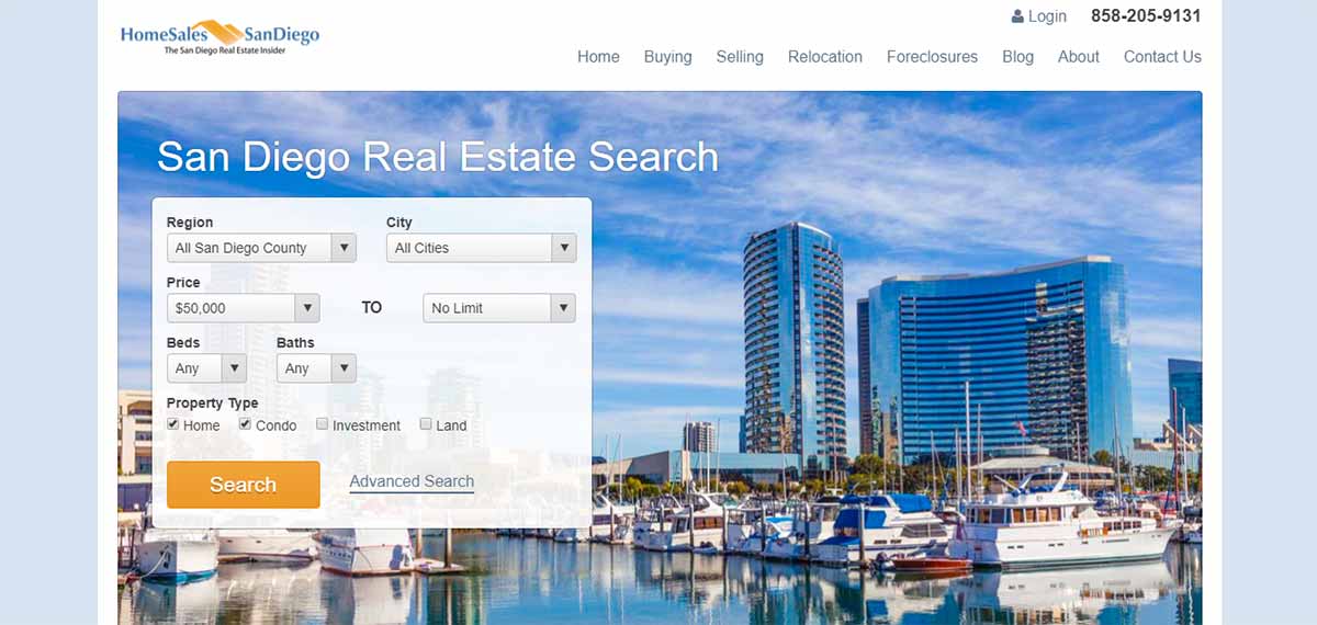 Home Sales San Diego Real Geeks First Page