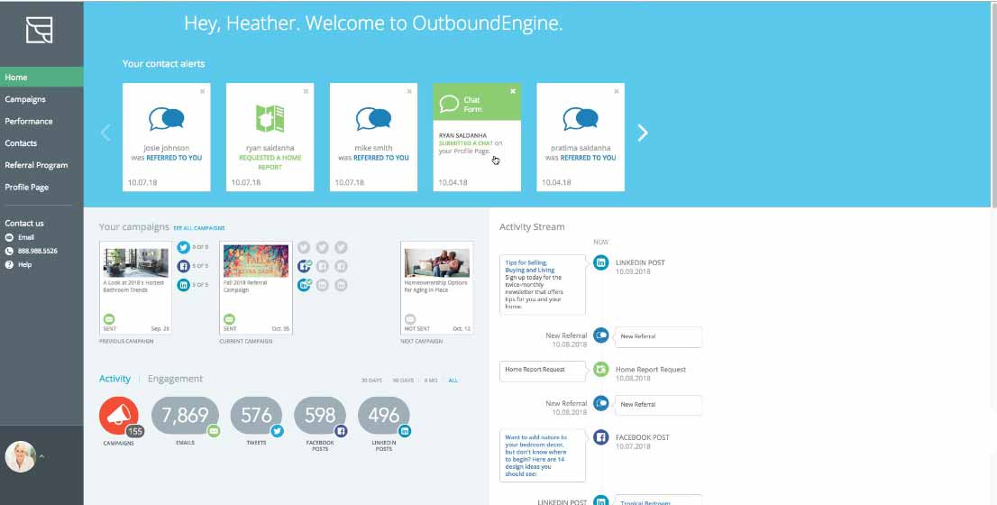 OutboundEngine Dashboard