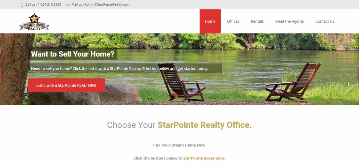 StarPointe homepage