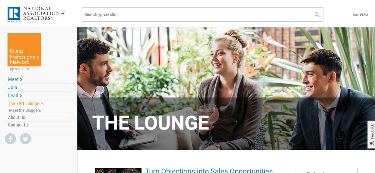 YPN Lounge Homepage