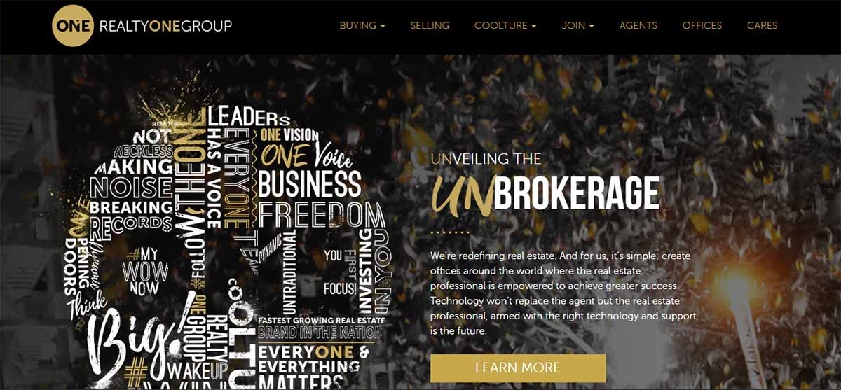 Realty ONE Group Homepage