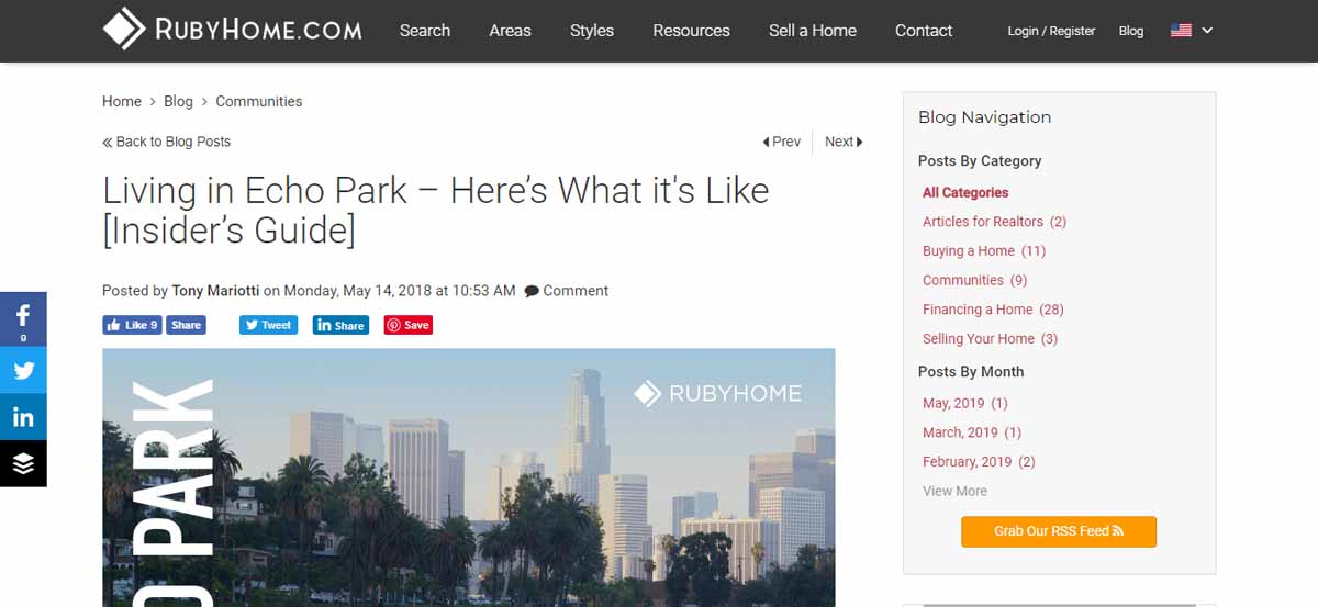RubyHome living in echo park heres what it's like