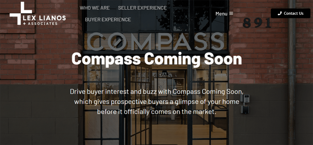 compass coming soon website