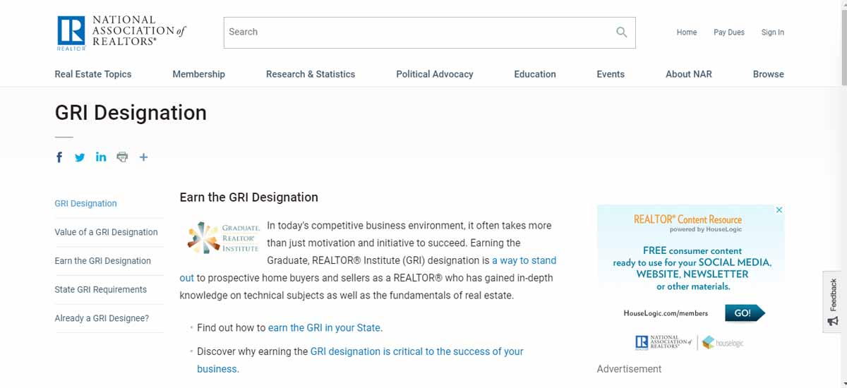 gri designation homepage