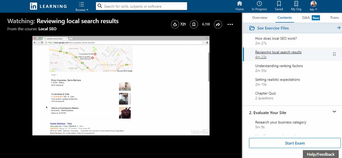 Local SEO Linkedinlearning