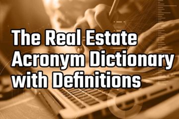 the real estate acronym dictionary