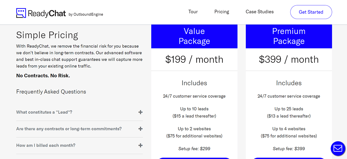 readychat pricing