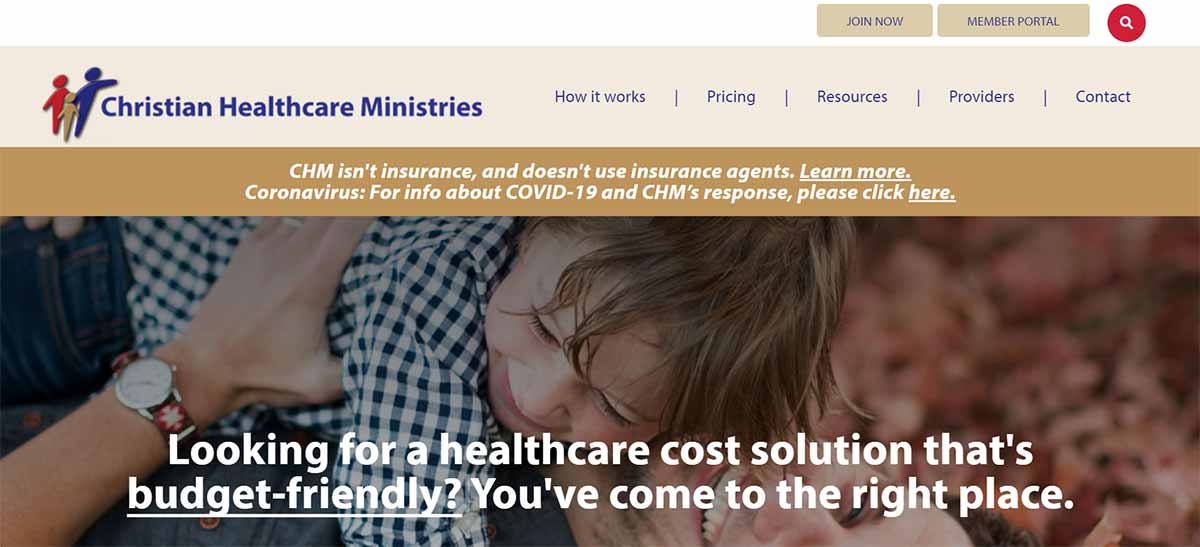 christian healthcare ministries homepage