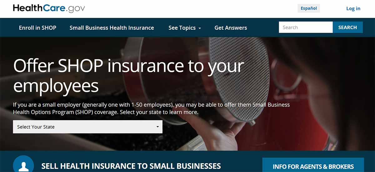 shop insurance homepage
