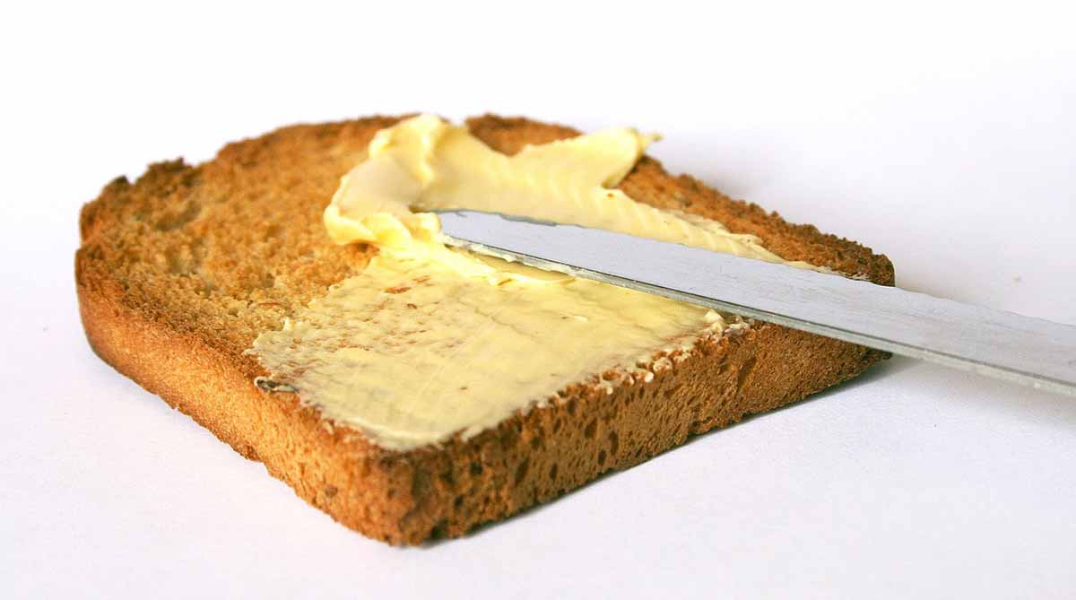 bread spread too thin