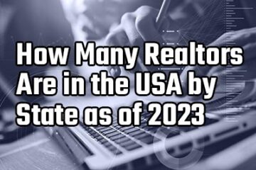How many realtors are in the usa by state as of 2023