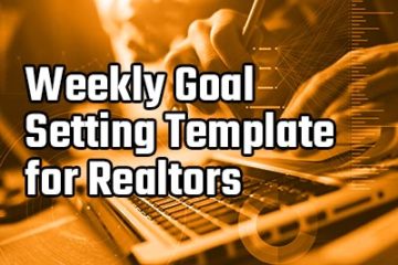 weekly goal setting template for realtors